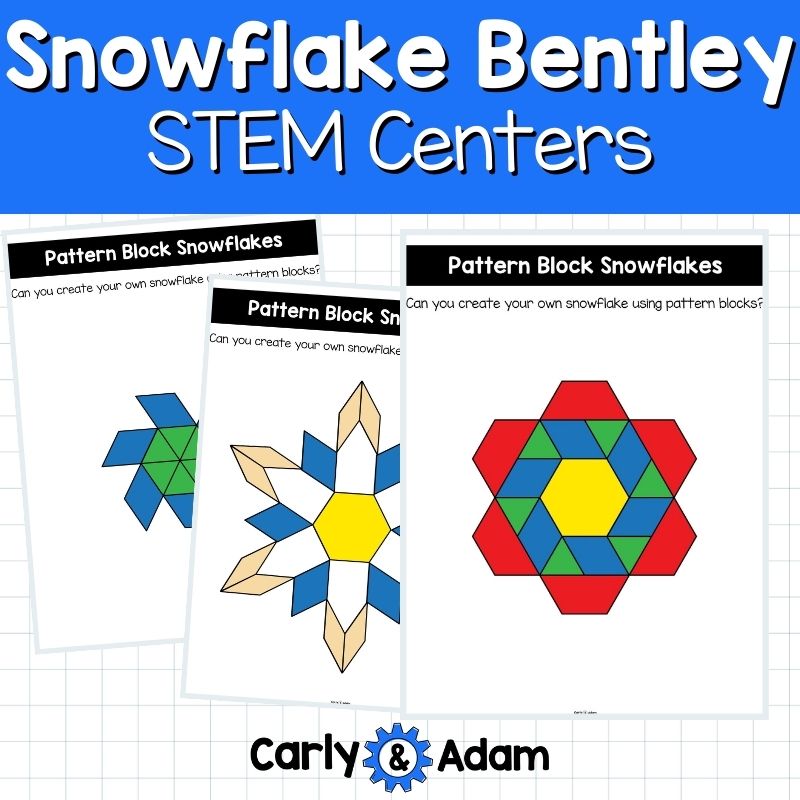 Snowflake Bentley Read Aloud Winter STEM Centers and Activities