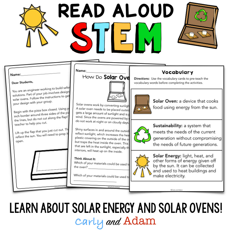 Build a Solar Oven Iqbal READ ALOUD STEM™ Activity