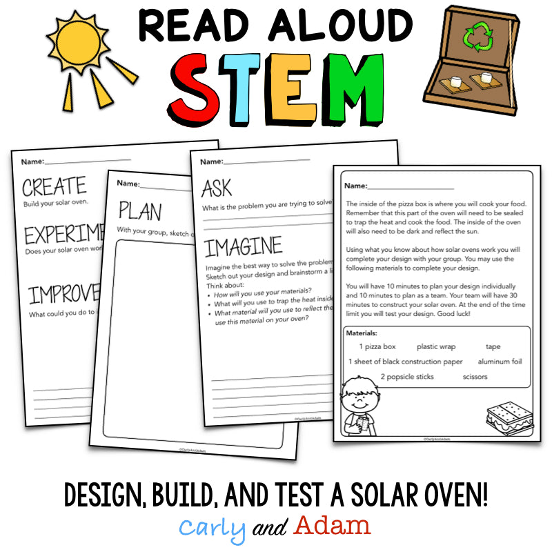 Build a Solar Oven Iqbal READ ALOUD STEM™ Activity