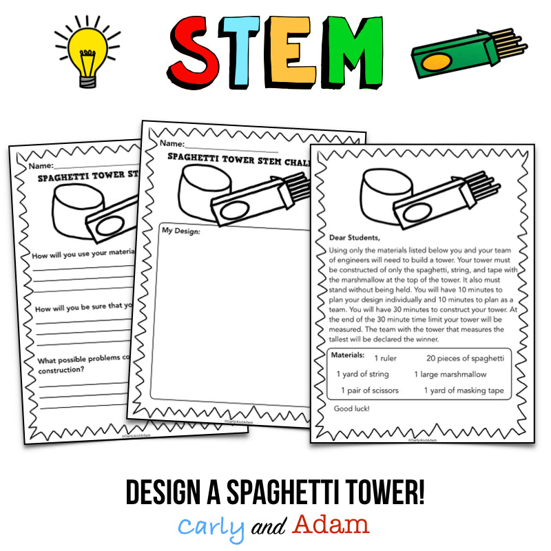 Spaghetti Tower Team Building Activities STEM Challenge Icebreaker Games