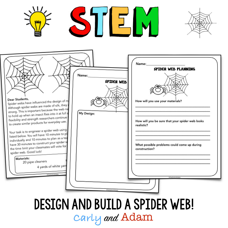 Spider Web Halloween STEM Activity