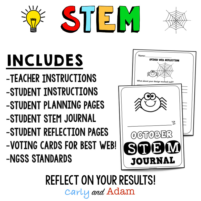 Spider Web Halloween STEM Activity