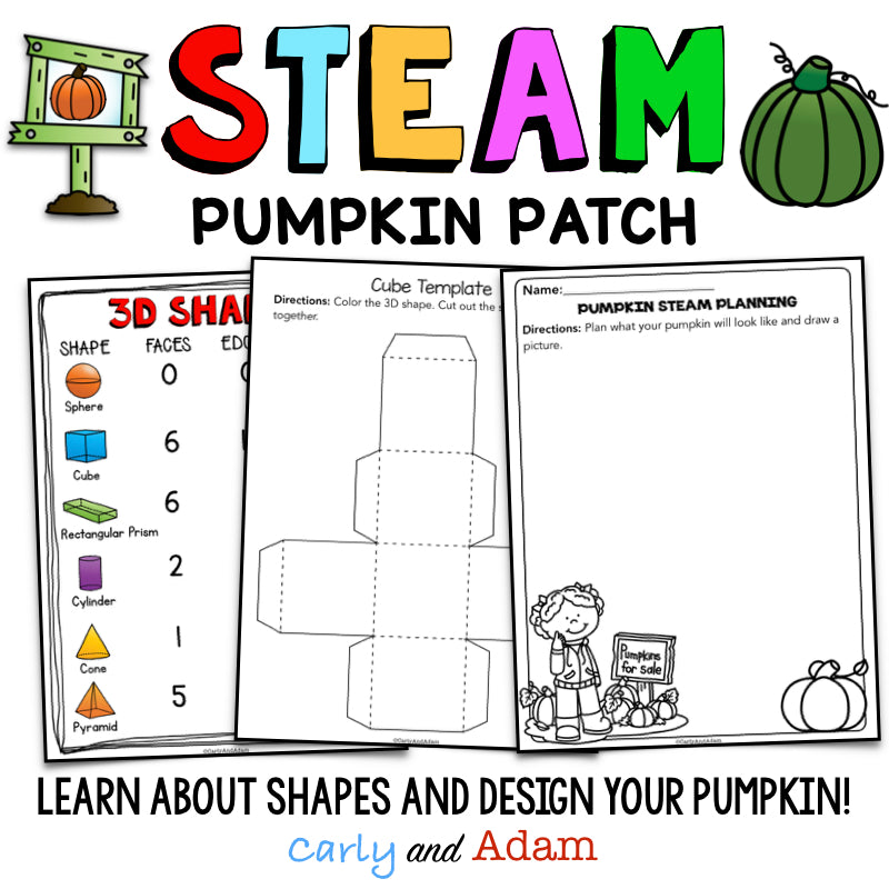 Spookley the Square Pumpkin Halloween STEAM Activity