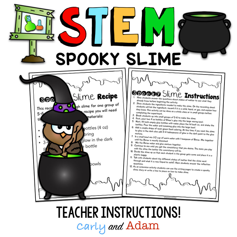 Spooky Slime Halloween STEM Activity
