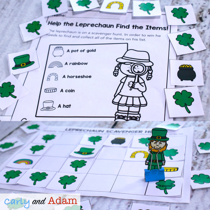 St. Patrick's Day Leprechaun Unplugged Coding Activity