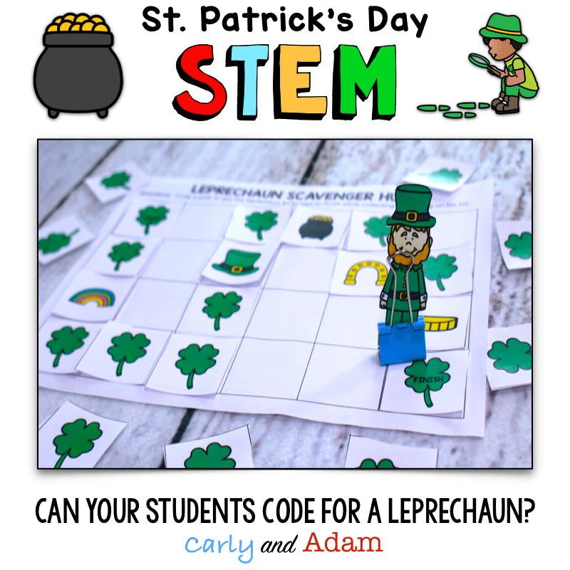St. Patrick's Day Leprechaun Unplugged Coding Activity