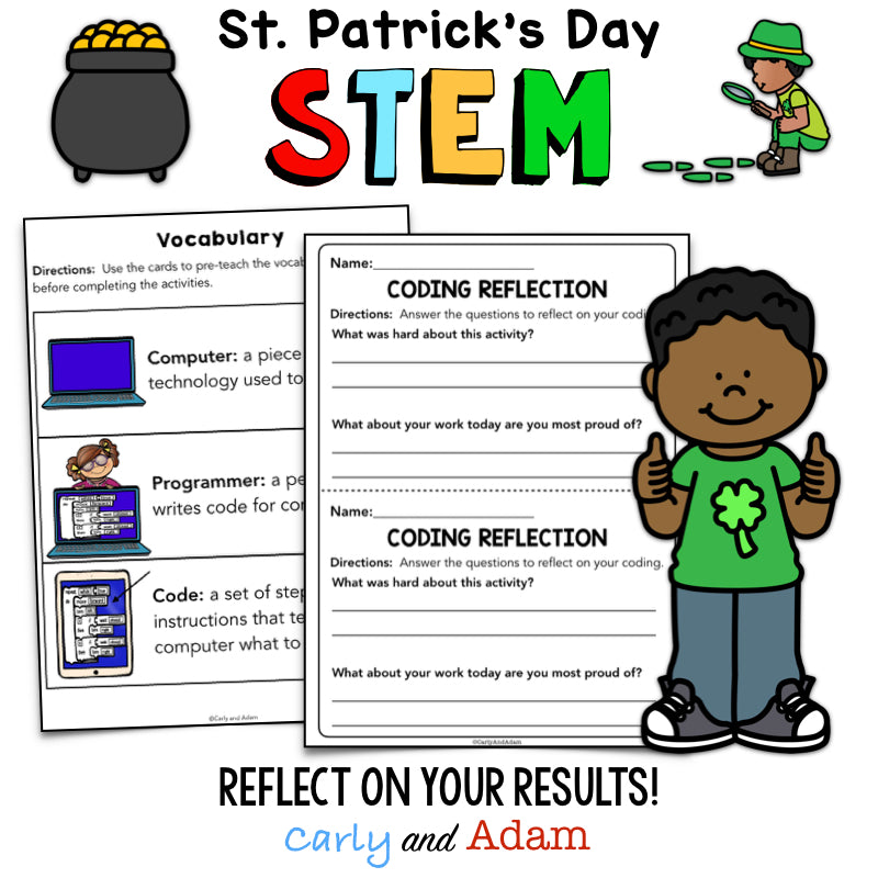 St. Patrick's Day Leprechaun Unplugged Coding Activity