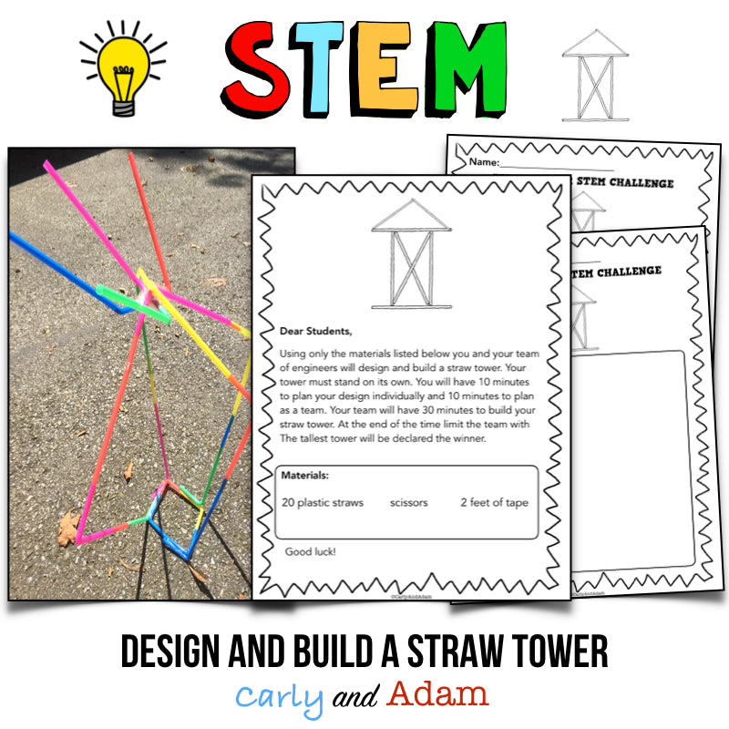 Straw Tower STEM Activity