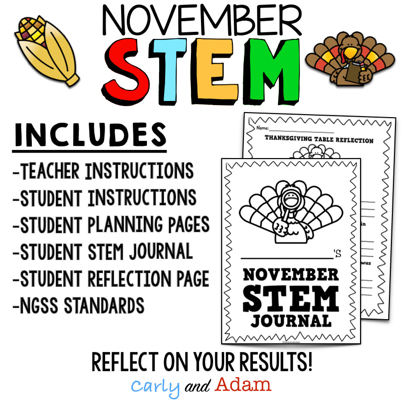 Thanksgiving Dinner Table STEM Activity