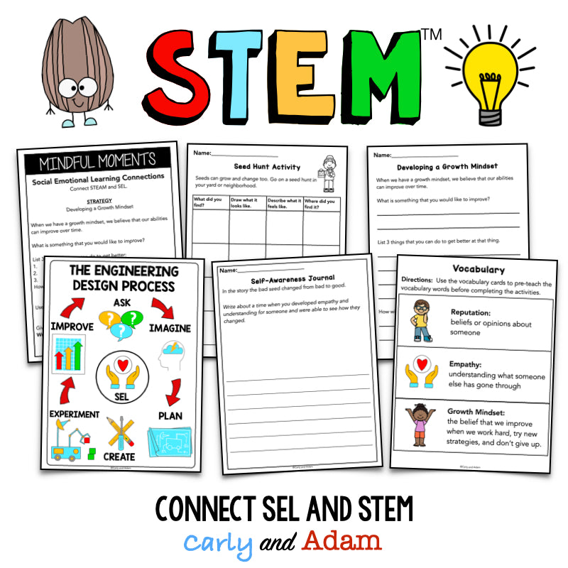 The Bad Seed Self Awareness SEL STEM Activity