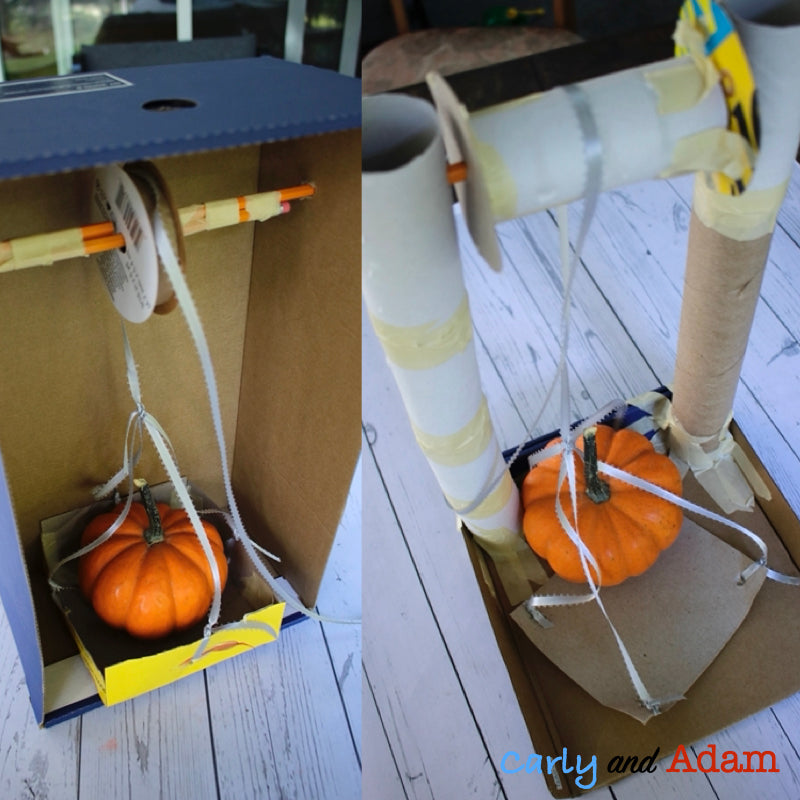 The Biggest Pumpkin Ever Halloween STEM Activity - Pumpkin Pulley Challenge