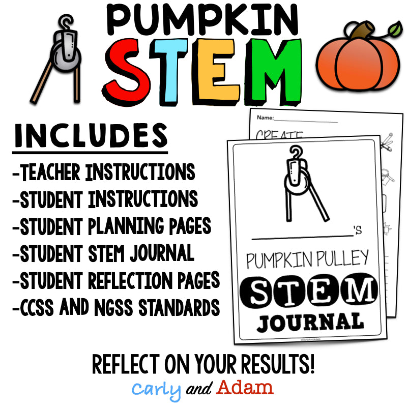 The Biggest Pumpkin Ever Halloween STEM Activity - Pumpkin Pulley Challenge