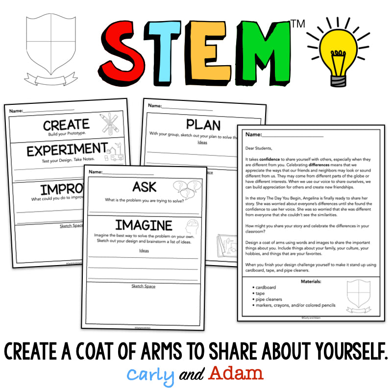The Day You Begin Self Awareness SEL STEM Activity