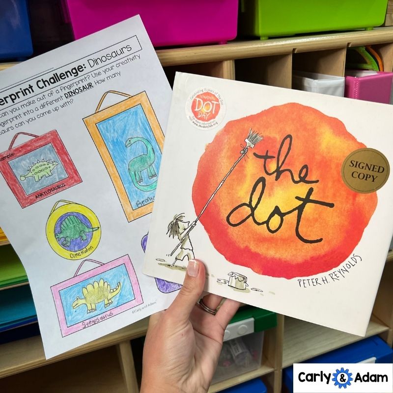 Dot Day Creativity Challenges Finish the Picture Activities The Dot Book by Peter Reynolds