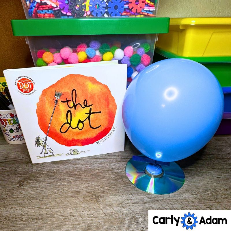 5th Grade Dot Day STEM Balloon Hovercraft The Dot by Peter Reynolds Activity