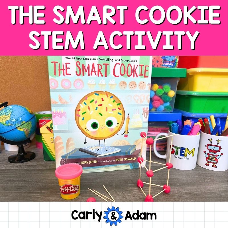 The Smart Cookie Book Activity Marshmallow Toothpick Tower STEM Challenge