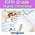 5th Grade Digital Citizenship Activity Online Safety The Technology Tail Book