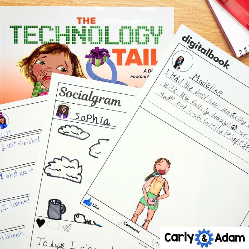 5th Grade Digital Citizenship Activity Online Safety The Technology Tail Book