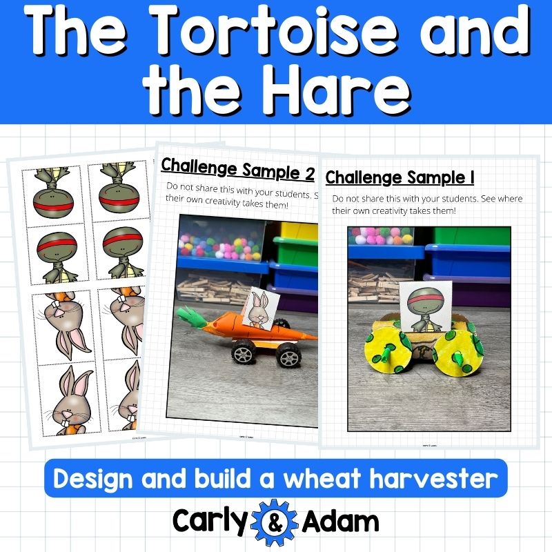 The Tortoise and the Hare Fable STEM Activity - Derby Racers
