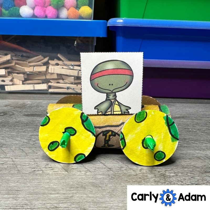The Tortoise and the Hare Fable STEM Activity - Derby Racers