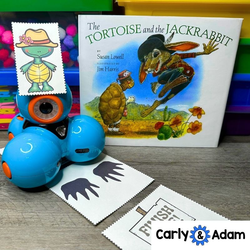 The Tortoise and the Jackrabbit Fractured Fable Coding Activity