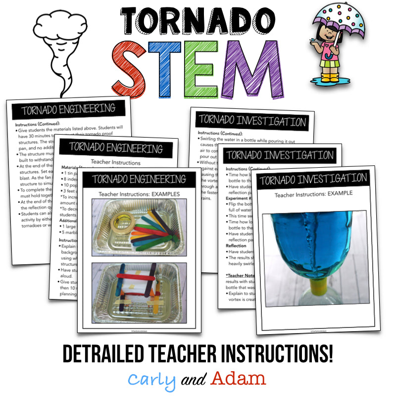 Tornado Engineering STEM Activities