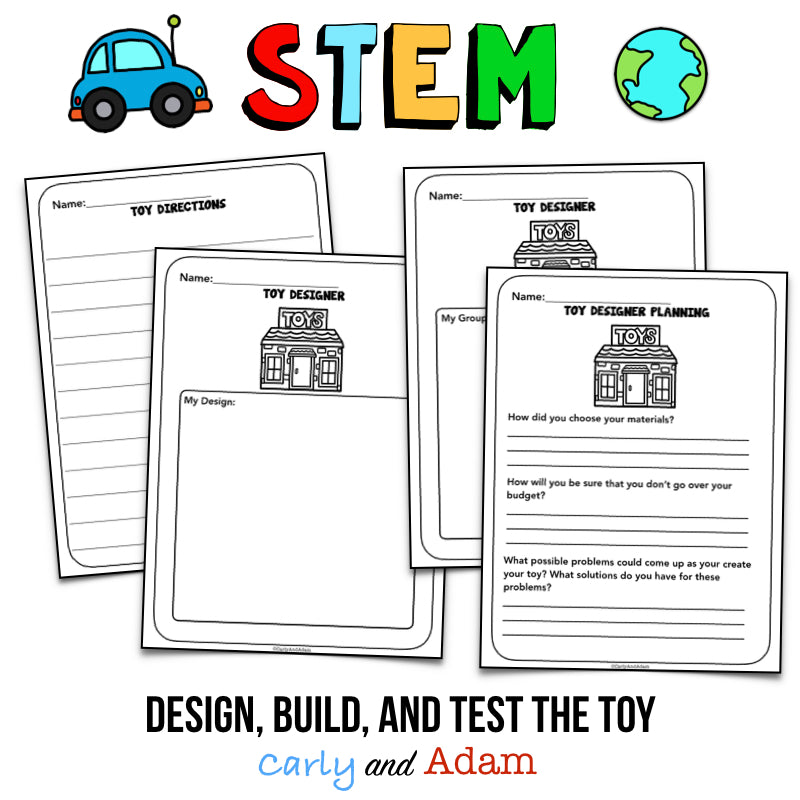 Build a Toy Recycling Earth Day STEM Activity