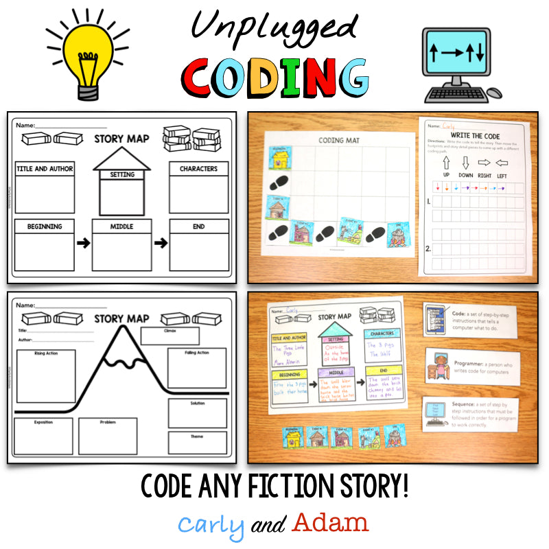 Code a Story Unplugged Coding Activity