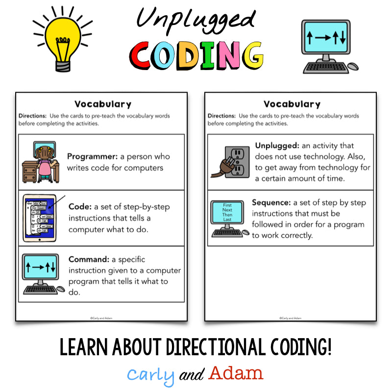 Unplugged Read Aloud Coding Activity