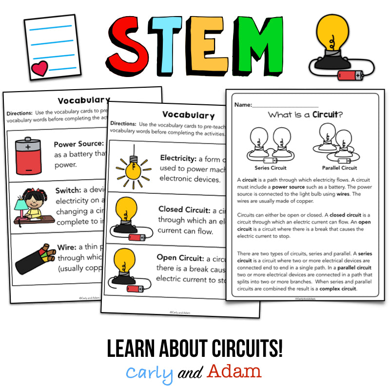 Circuit Valentine's Day Card STEM Activity