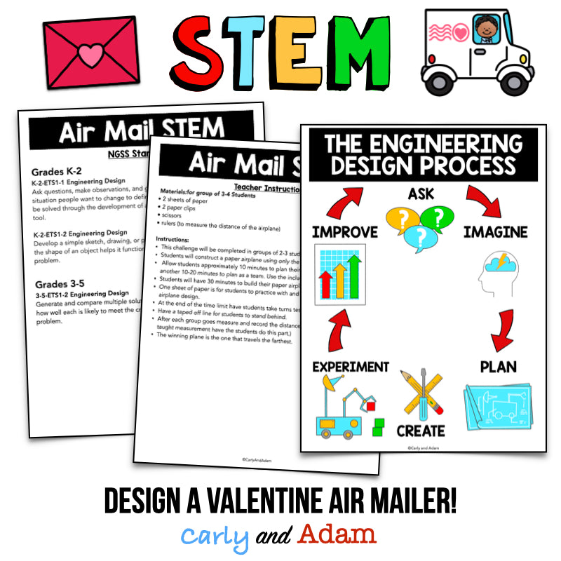 Valentines Day Card STEM Activity