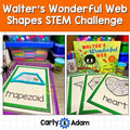 Walter’s Wonderful Web Activity - Pre-K Halloween STEM Shapes Challenge