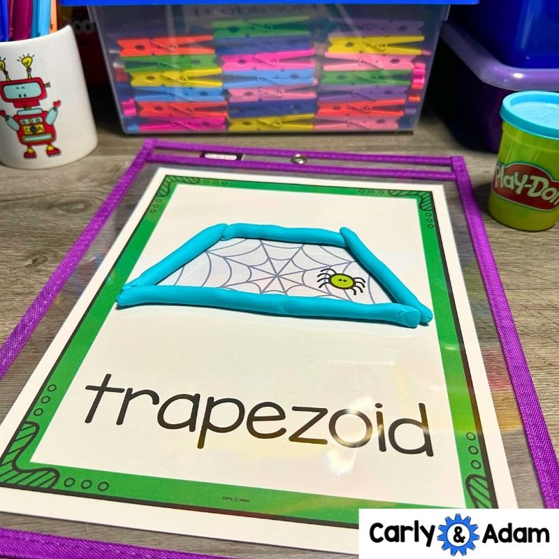 Walter’s Wonderful Web Activity - Pre-K Halloween STEM Shapes Challenge