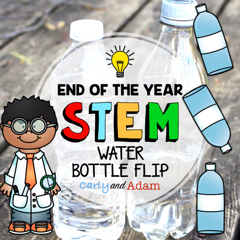 Water Bottle Flipping STEM Challenges Force and Motion Game