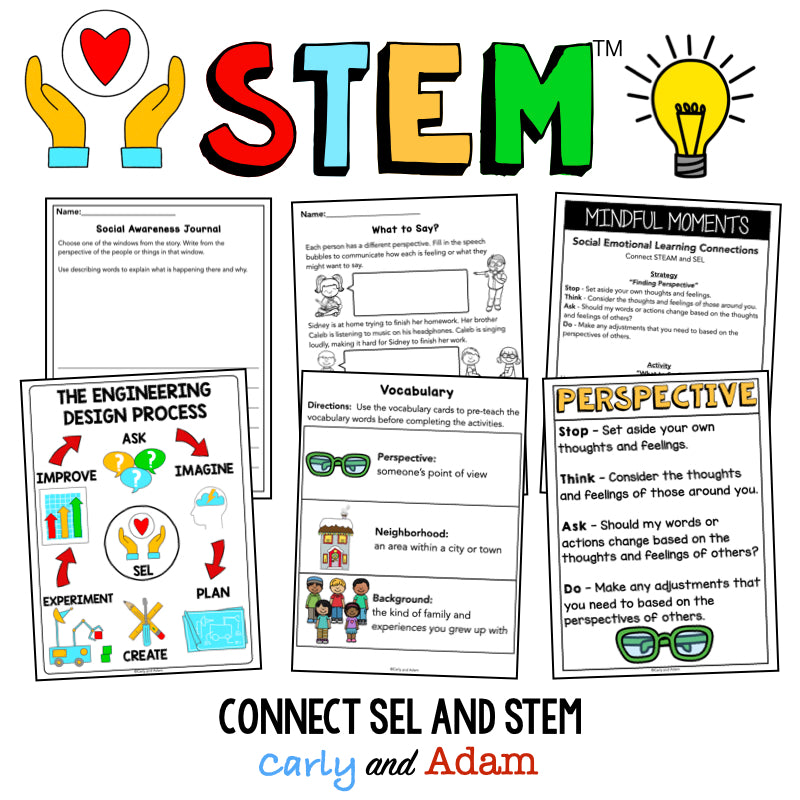 Windows Social Awareness SEL Activity and Read Aloud STEM Challenge