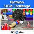 Biathlon Winter Olympic Games STEM Activity Build a Ping Pong Ball Launcher