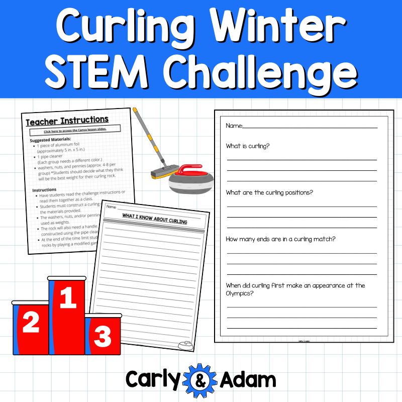 Curling Winter Olympic Games STEM Activity