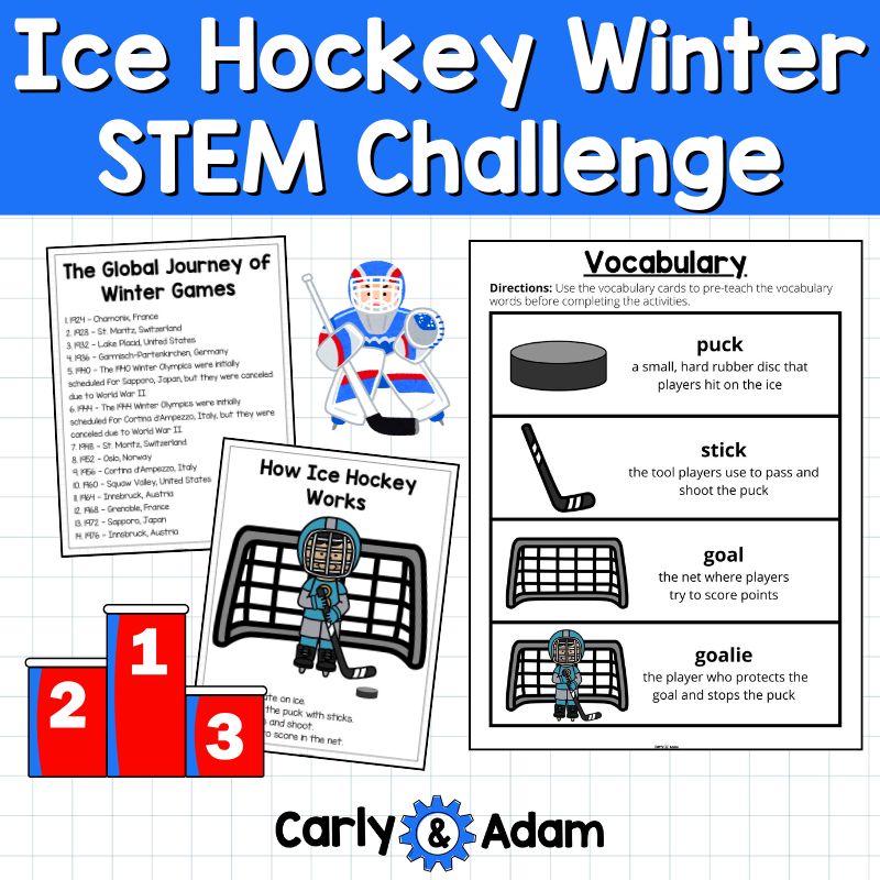 Ice Hockey Winter Olympic Games STEM Challenge