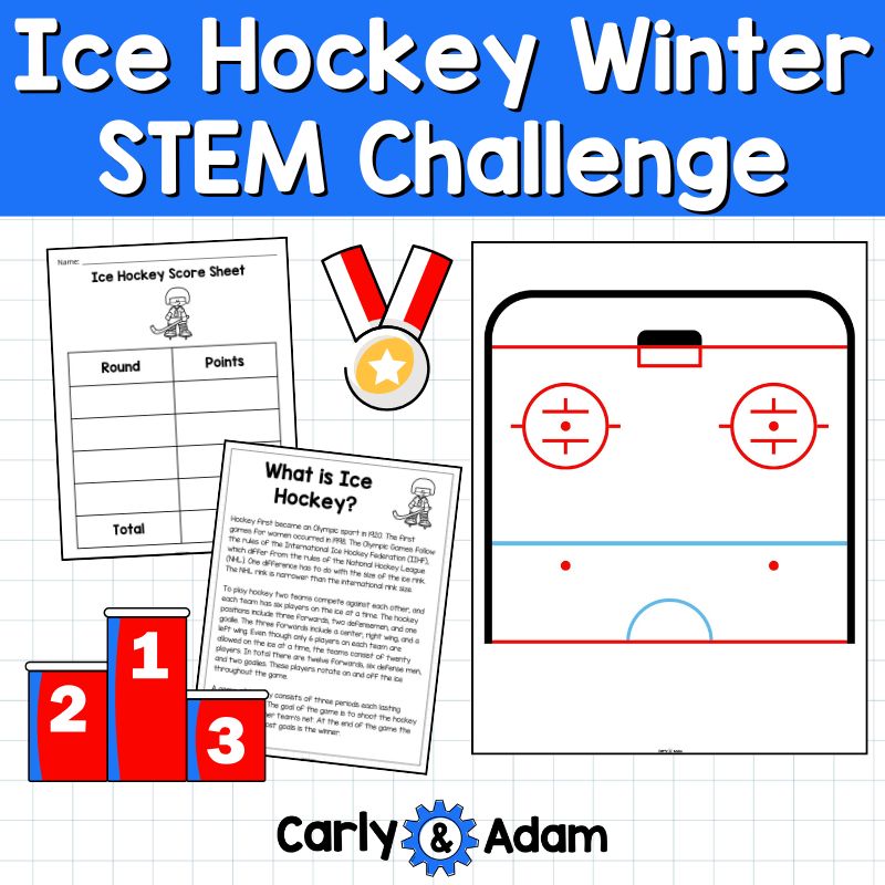 Ice Hockey Winter Olympic Games STEM Challenge