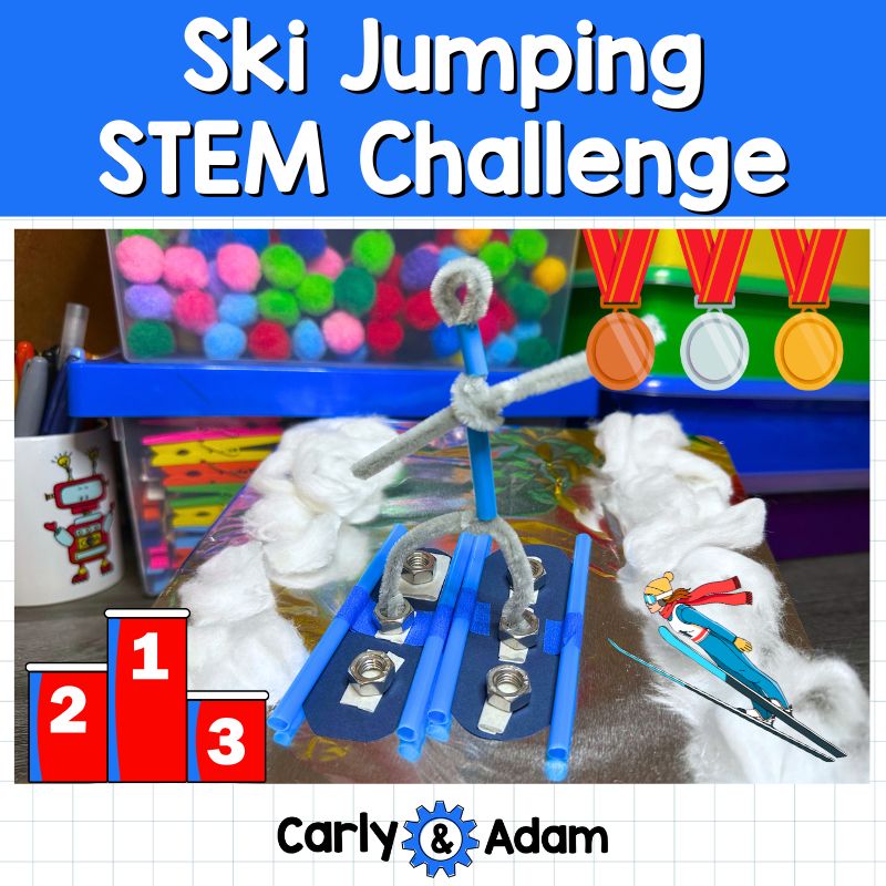 Ski Jumping Winter Olympics STEM Activity Make a Ski Jumper