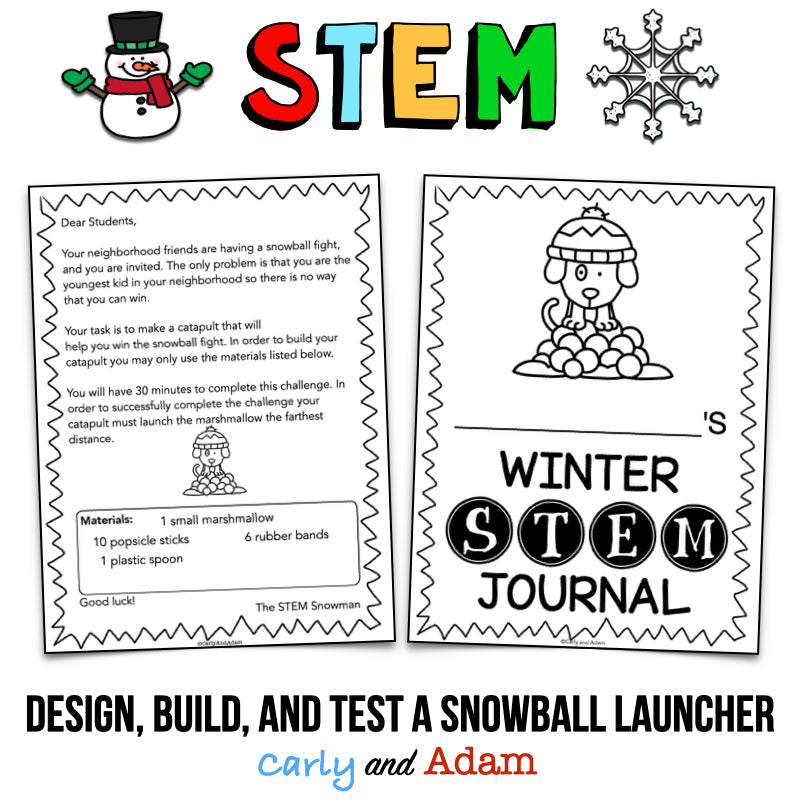 Snowball Fight Winter STEM Challenge