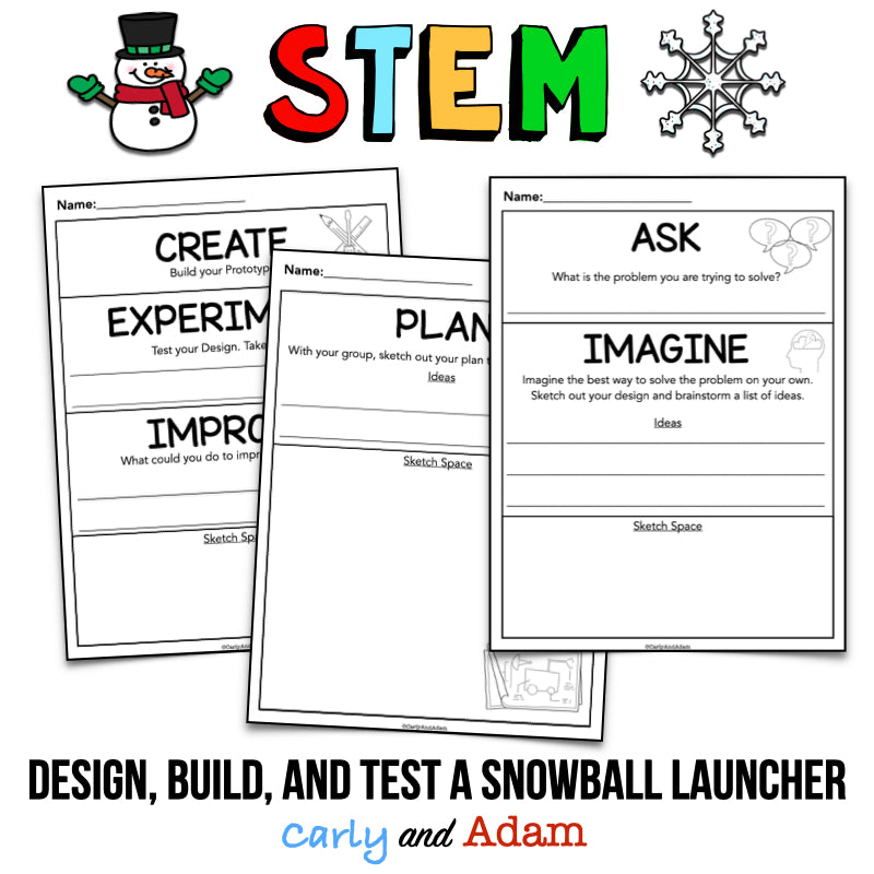 Snowball Fight Winter STEM Challenge