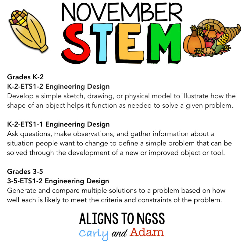 Candy Corn Cornucopia Thanksgiving STEM Activity