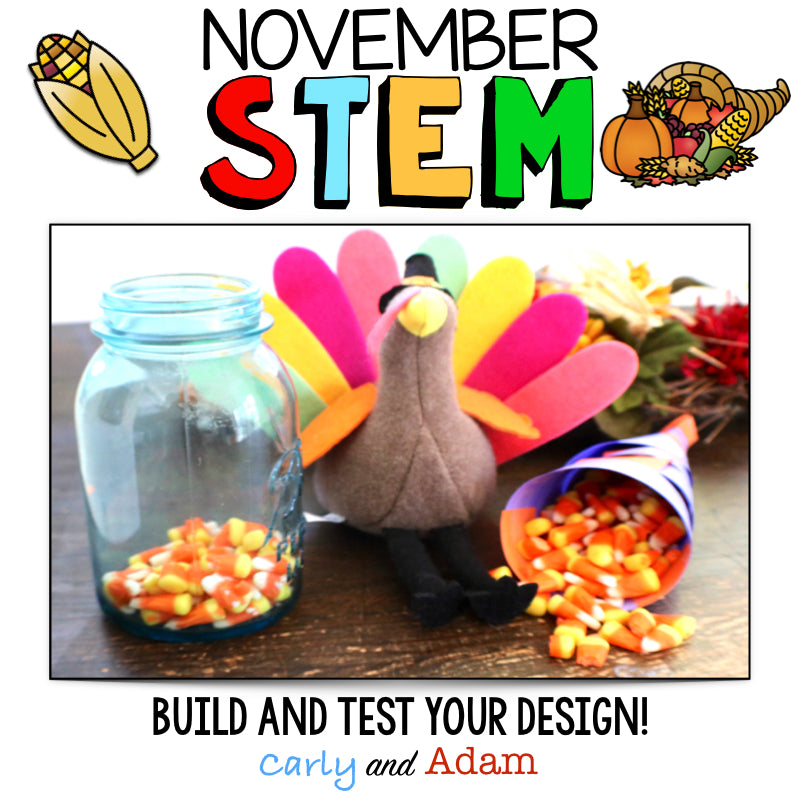 Candy Corn Cornucopia Thanksgiving STEM Activity