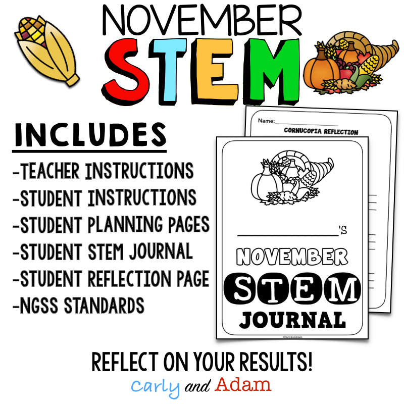 Candy Corn Cornucopia Thanksgiving STEM Activity