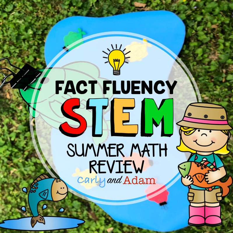 Fishing for Math Fact Fluency STEM Challenge Math Facts