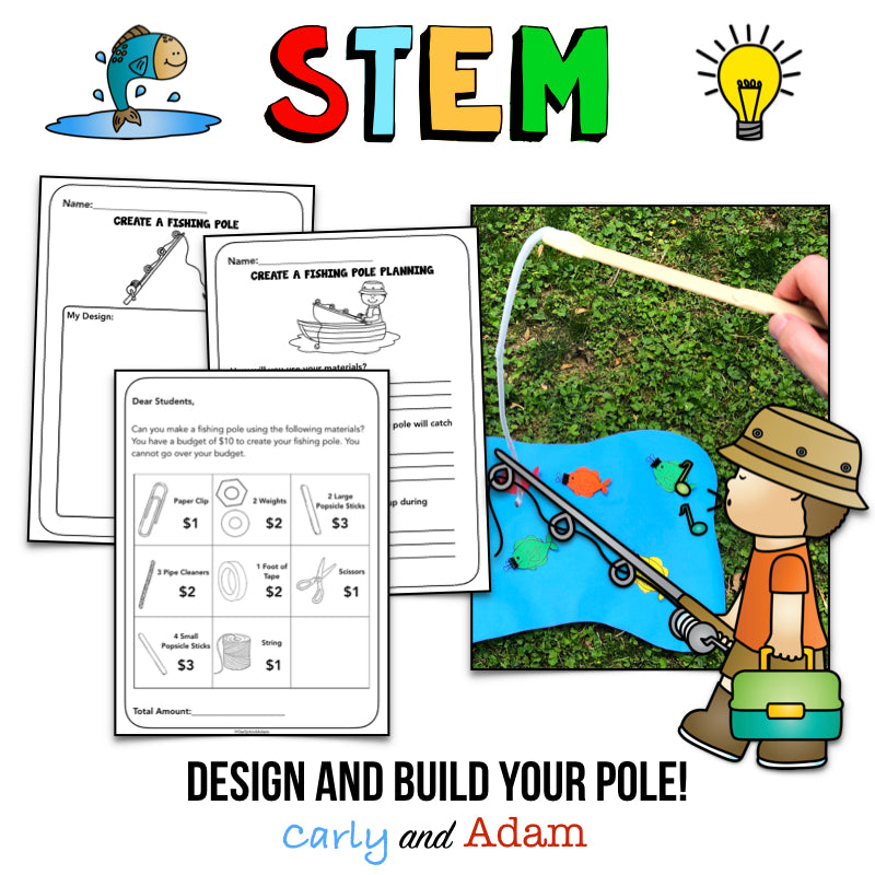 Fishing for Math Fact Fluency STEM Challenge Math Facts