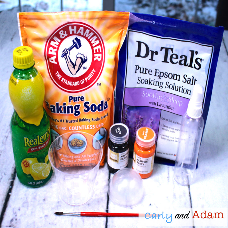 Snowman Bath Bomb Winter Science Activity